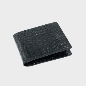 Ví nằm da bò DẬP VÂN CÁ SẤU NHỎ